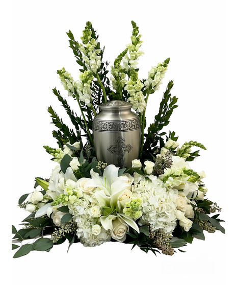 Urn Arrangement | Miami (FL) Same-Day Sympathy Flowers | Trias Flowers